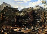 Joseph Anton Koch The Upland near Bern painting